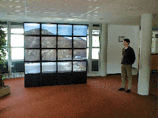 Videowall 'De blauwe Woestijn' 1999